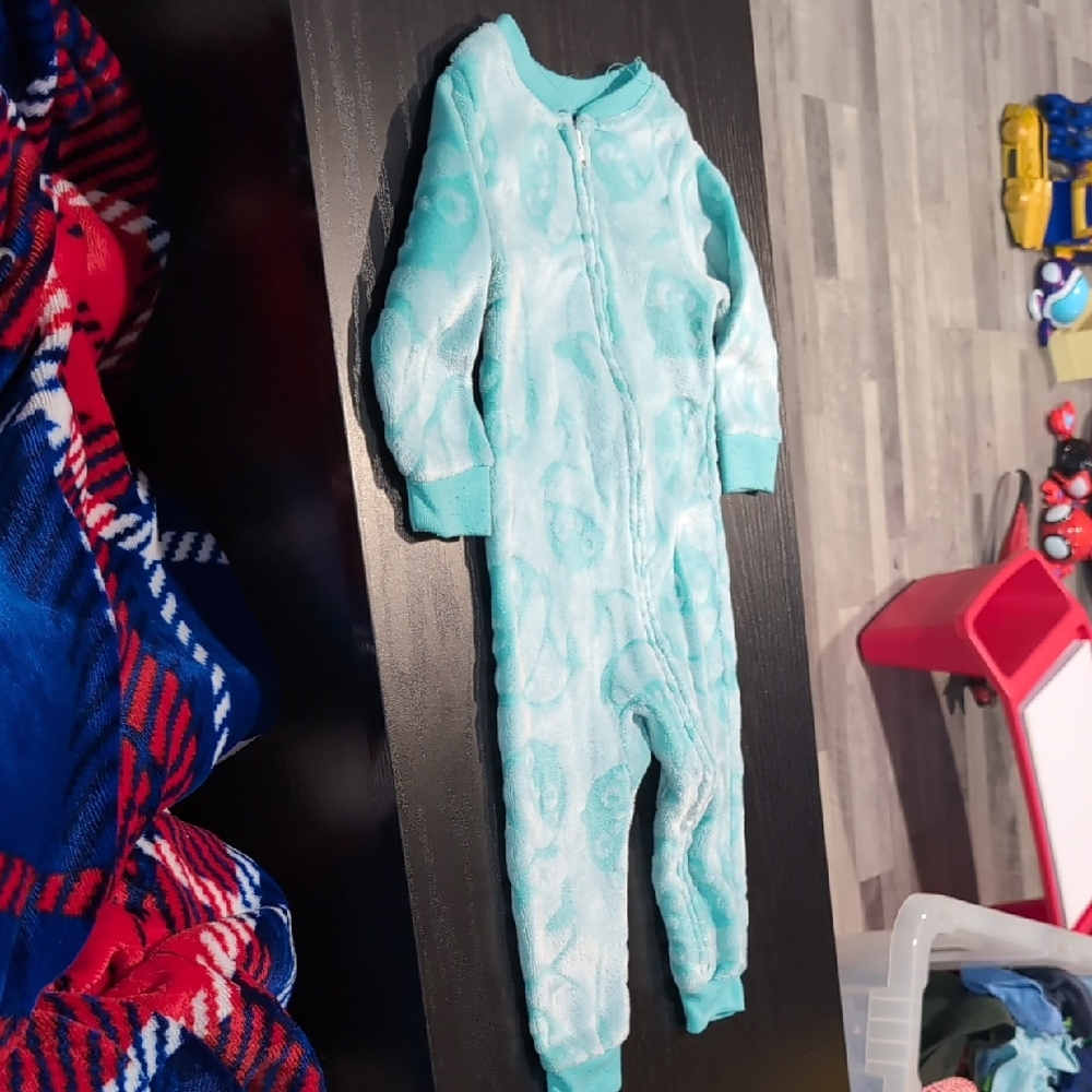 Toddler Baby Shark Aqua Pajama Set